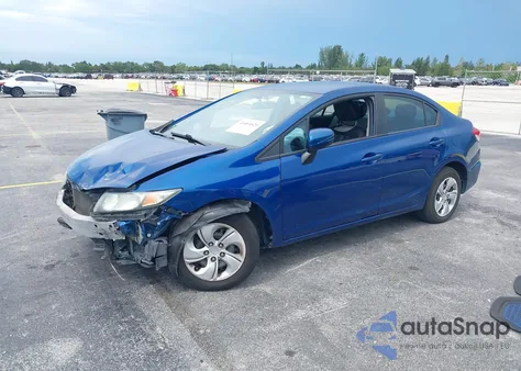 2014 Honda Civic Lx из США, поврежденный, VIN 19XFB2F59EE023116